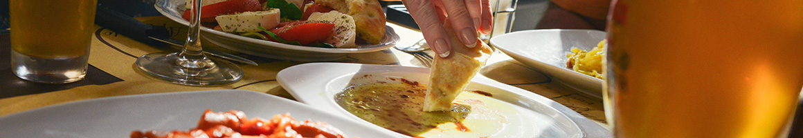 Eating Cafe at Paper Co Cafe restaurant in Houston, TX.